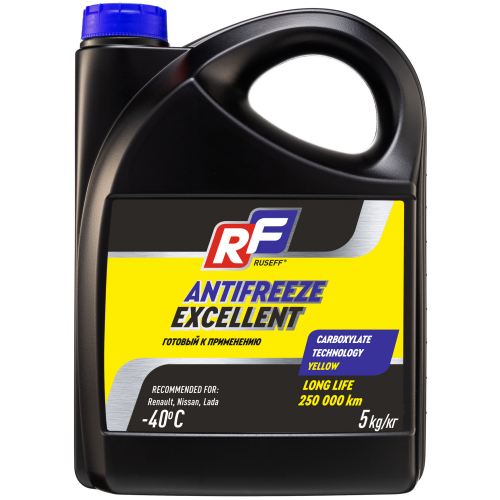 Антифриз ANTIFREEZE EXCELLENT OAT - 5 кг Антифриз ANTIFREEZE EXCELLENT OAT - 5 кг