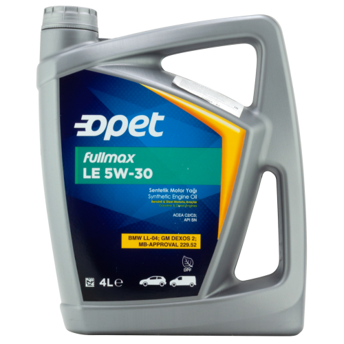 Синтетическое моторное масло Fullmax LE 5W-30 - 4 л Синтетическое моторное масло Fullmax LE 5W-30 - 4 л