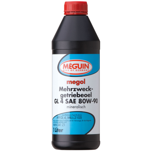 Минеральное трансмиссионное масло Megol Mehrzweck-Getriebeoel 80W-90 - 1 л Минеральное трансмиссионное масло Megol Mehrzweck-Getriebeoel 80W-90 - 1 л