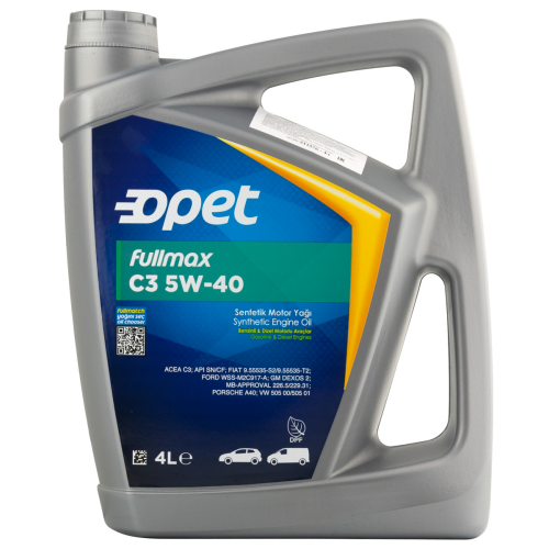 Синтетическое моторное масло Fullmax C3 5W-40 - 4 л Синтетическое моторное масло Fullmax C3 5W-40 - 4 л