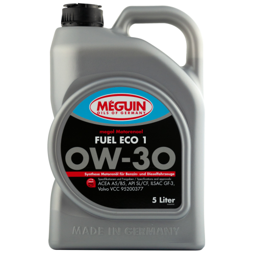 НС-синтетическое моторное масло Megol Motorenoel Fuel Eco 1 0W-30 - 5 л НС-синтетическое моторное масло Megol Motorenoel Fuel Eco 1 0W-30 - 5 л