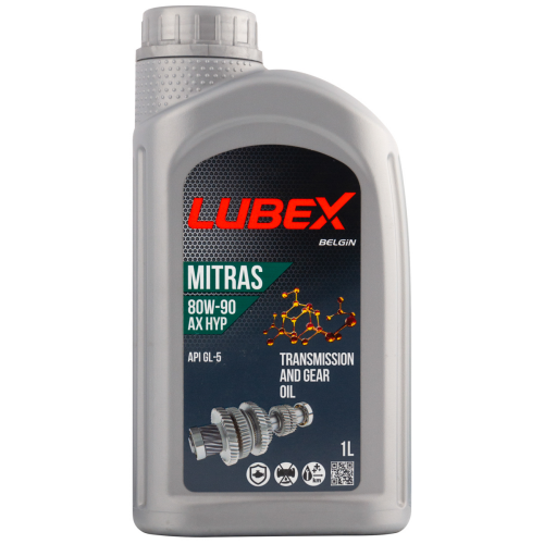 Минеральное трансмиссионное масло MITRAS AX HYP 80W-90 - 1 л Минеральное трансмиссионное масло MITRAS AX HYP 80W-90 - 1 л