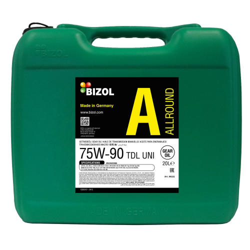 Синтетическое трансмиссионное масло Allround Gear Oil TDL 75W-90 UNI - 20 л Синтетическое трансмиссионное масло Allround Gear Oil TDL 75W-90 UNI - 20 л