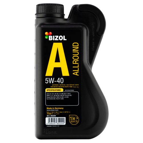Синтетическое моторное масло Allround 5W-40 - 1 л Синтетическое моторное масло Allround 5W-40 - 1 л