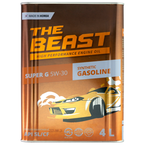 Синтетическое моторное масло SUPER G 5W-30 - 4 л Синтетическое моторное масло SUPER G 5W-30 - 4 л