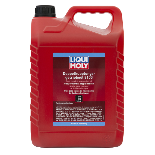 Синтетическое трансмиссионное масло для DSG Doppelkupplungsgetriebe-Oil 8100 - 5 л Синтетическое трансмиссионное масло для DSG Doppelkupplungsgetriebe-Oil 8100 - 5 л