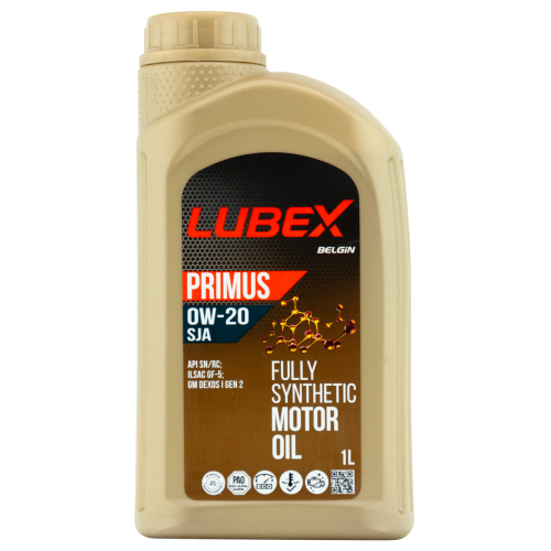 Синтетическое моторное масло PRIMUS SJA 0W-20 - 1 л Синтетическое моторное масло PRIMUS SJA 0W-20 - 1 л