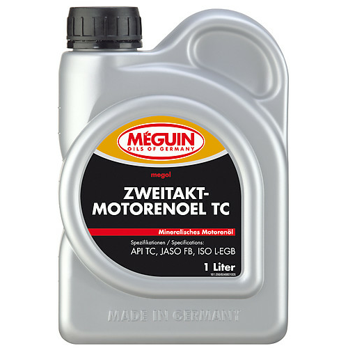 Минеральное моторное масло для 2-тактных двигателей Megol Zweitaktmotorenoel TC L-EGB - 1 л Минеральное моторное масло для 2-тактных двигателей Megol Zweitaktmotorenoel TC L-EGB - 1 л