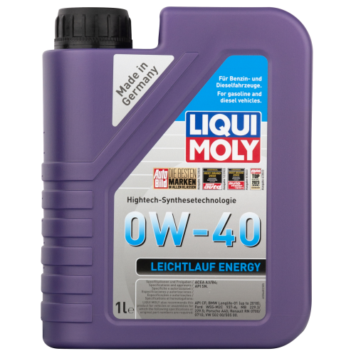 Синтетическое моторное масло Leiсhtlauf Energy 0W-40 - 1 л Синтетическое моторное масло Leiсhtlauf Energy 0W-40 - 1 л