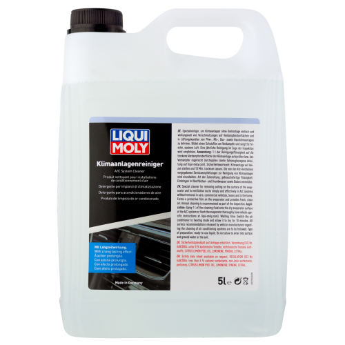 Жидкость для очистки кондиционера Klima-Anlagen-Reiniger - 5 л Жидкость для очистки кондиционера Klima-Anlagen-Reiniger - 5 л