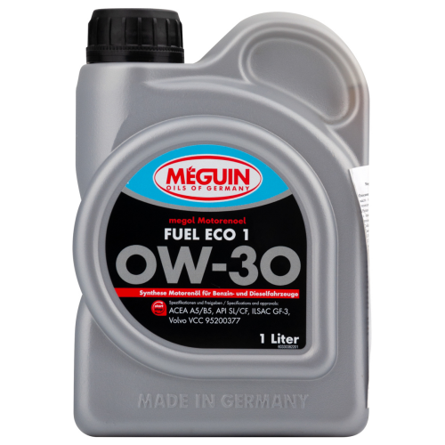 НС-синтетическое моторное масло Megol Motorenoel Fuel Eco 1 0W-30 - 1 л НС-синтетическое моторное масло Megol Motorenoel Fuel Eco 1 0W-30 - 1 л