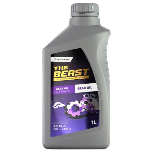 Синтетическое трансмиссионное масло GEAR-OIL GL-5 75W-90 - 1 л Синтетическое трансмиссионное масло GEAR-OIL GL-5 75W-90 - 1 л